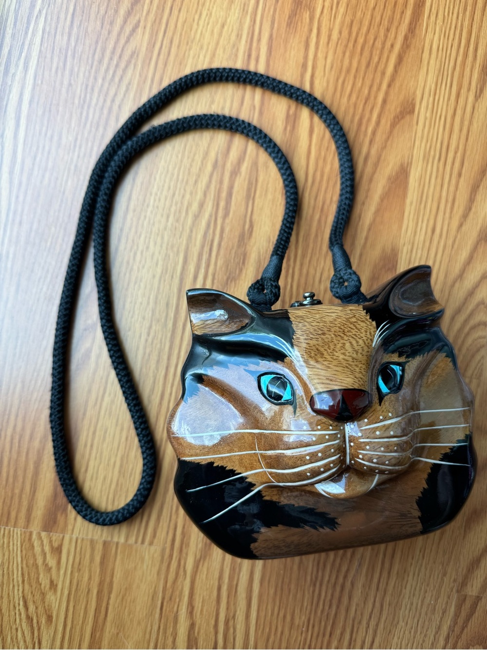 Timmy Woods Calico Cat Purse